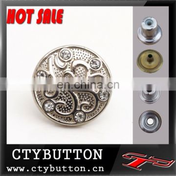 CTY-DP(104) hot sale acrylic stone metal button