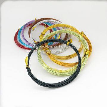 Aluminum Coil Wire 0.8mm-5.00mm Bulk Craft Wire Craft Supply Anodized Aluminum Wire photo-5