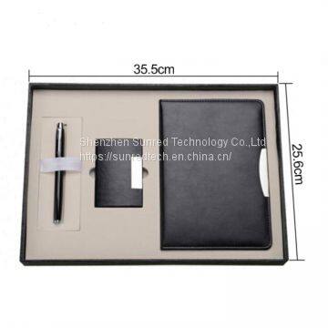 Business Gift Set With PU Leather Notebook Name Card Holder Ballpen,luxury Gift Set for Woman,mens Gift Set photo-3