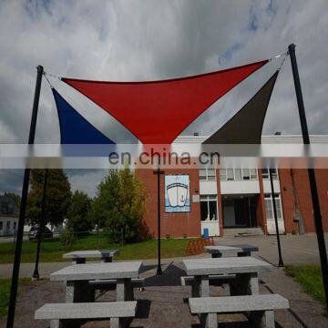 colorful 3.6m-3.6m-3.6m triangle outdoor sail shade