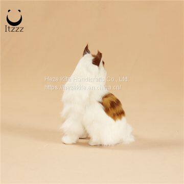 2019 Heze Factory High Quality Simulation Animals Cat Furry Cat Toy photo-2