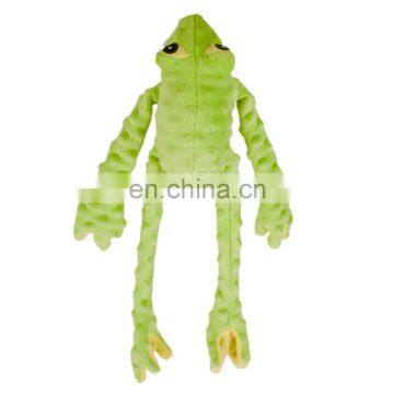 Wholesale Factory Design Bulk Frog Shape Plush Pet Dog Toys