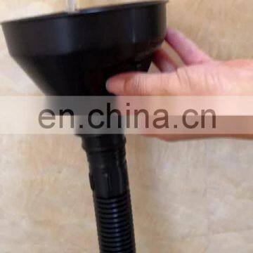 Black Plastic Funnel for Petrol Diesel Oil Water Fuel Flexible Spout Can