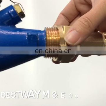 Brass swivel nut for water meter