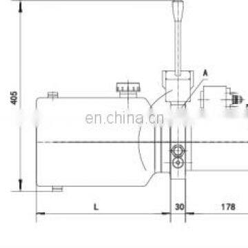 24volt 20mpa Semi-electric Stacker Truck Mini Hydraulic Power Pack With Hand Valve photo-3