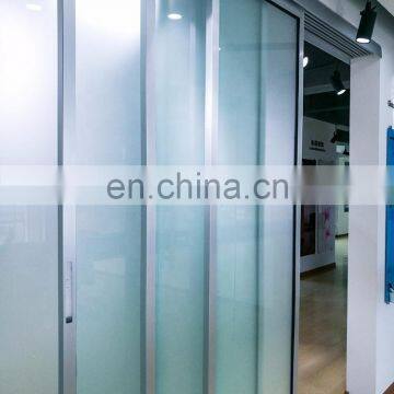 High Quality Tempered Glass Exterior Glass Door With Aluminum Frame