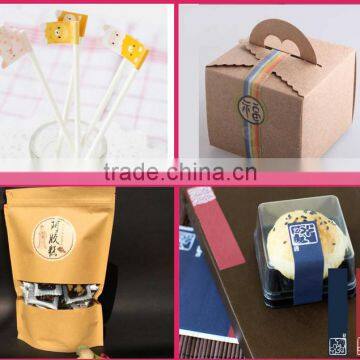 wholesale custom logo kraft paper stickes,kraft paper label printing for packing