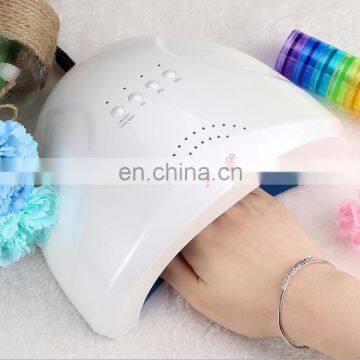 Best selling automatic sensor dry 48W nail art manicure machine led uv electric nail lamp for all kinds of gel