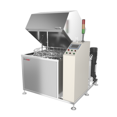 PLC Touching Screen Single Station Rotary Spray Cleaning Equipment