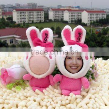 Wholesale Diy 3d Photo Face Doll Your Face Doll Print Machine Heart Rose Rabbit 14CM 3d Face Doll Maker Promotion