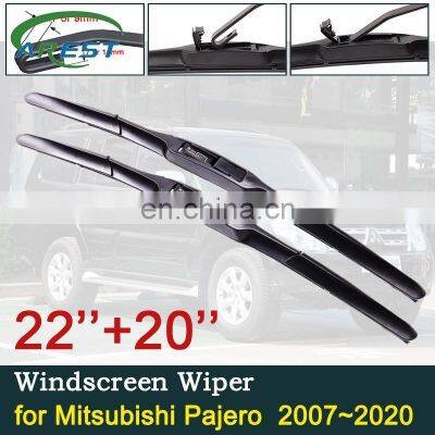 Car Wiper Blade for Mitsubishi Pajero Shogun Montero 2007~2020 2019 V80 V87 V93 V97 Windscreen Windshield Wipers Car Accessories