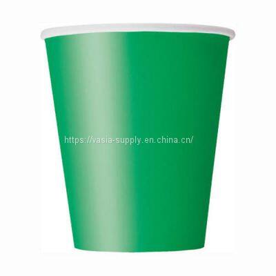 16oz Large Paper Cups Solid Color Party Disposable Drinking Wedding Birthday Party photo-4