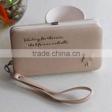 Multicolor Handbag Decorated With Umbrella PU Material Pu Leather Mix Color Type Clutch photo-6