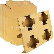 cardboard 4 drink holder coffee milk tea cups packaging carrier disposable drink carrier