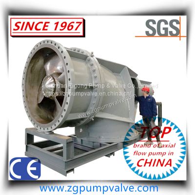 Stainless steel /Titanium Slurry Big Diameter Chemical Axial Flow Pump