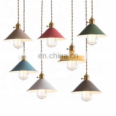 Modern Multicolor Decorative Aluminum Lamp Shade Pendant Lamp