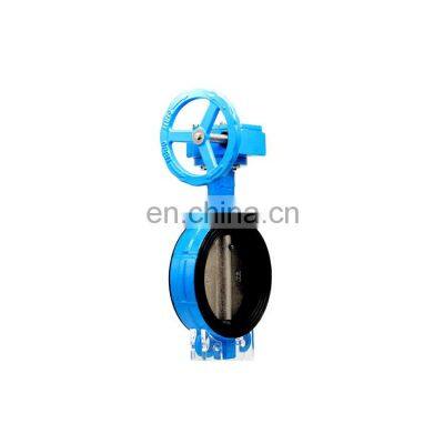 Professional Manufacture DN80 Worm Gear Type Wafer Butterfly Valve Price