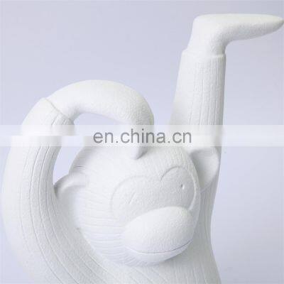 Modern Monkey Animal Bedroom Accessories Luxury Table Decor Ceramic Sculpture photo-4