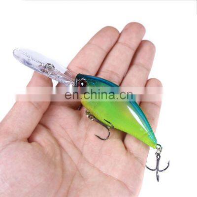 wholesale fishing hard lure 125mm 20.5g hard bait deep diving 3m Fishing Crankbait for freshwater saltwater fishing