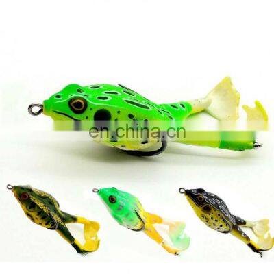 New 9cm/13.7g Topwater Fly Fishing Artificial Insect Soft Lures Frog Fishing Lure