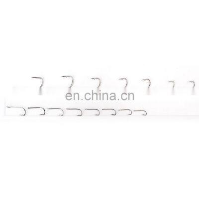 Box of 50-100 Pieces Long-handled Sea Hook With Loop and Barbed Fish Hook photo-2