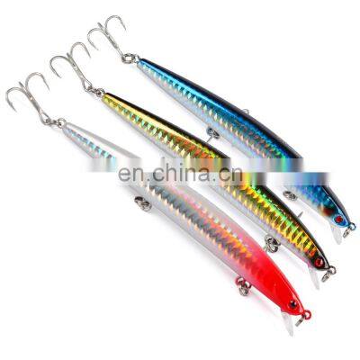 Lure12.5cm Minnow three hooks13.5ghard bait10Color bait with gift accessories OEM Sinking Hard Fishing Lure Minnow 3D Lure