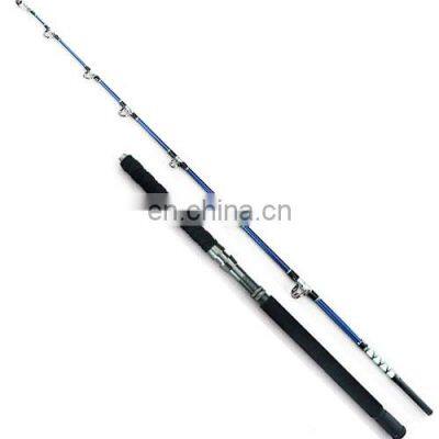 factory cost Wholesale solid glass blank tuna marlin sea boat  trolling fishing rod 80-120lbs