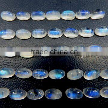 Rainbow Moonstone 3x5 mm Oval Cabochon