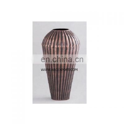 aluminium tin antique design vases