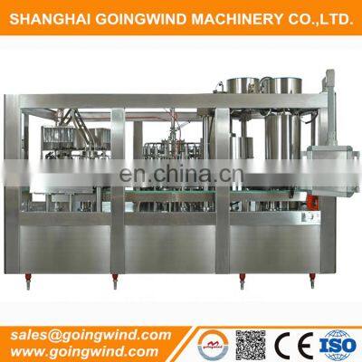 Automatic counter pressure filling machine auto milk yogurt juice beer bottling and capping machinery cheap price for sale