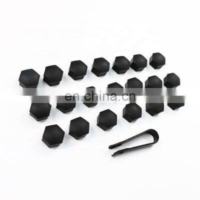 Hot Style Matte And Gloss Black ABS Wheel Hub Hub Screw Cover For Model Y