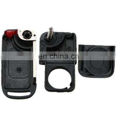2 Buttons Flip Folding Remote Control Car Key Shell Case For Mercedes Benz