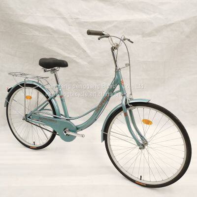 24/12inch Steel Single Speed Lady Bike City Bike