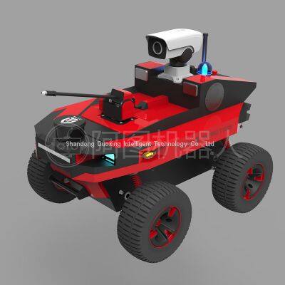 WT1000 AI Unmanned Ground Vehicles Security Patrol Inspection Robot for Home Guard