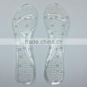 Hot sale 3/4 foot insole pads high heel shoe pads PU insole pads