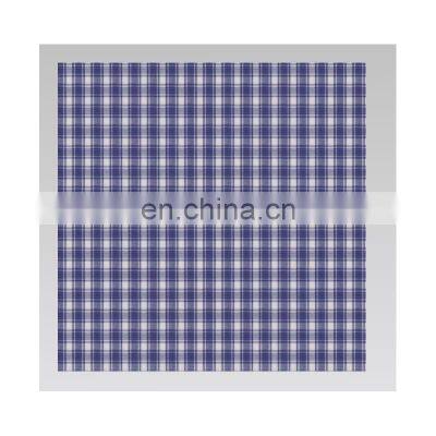 2022 hot sale check 100% Cotton high density yarn dyed fabric for shirt