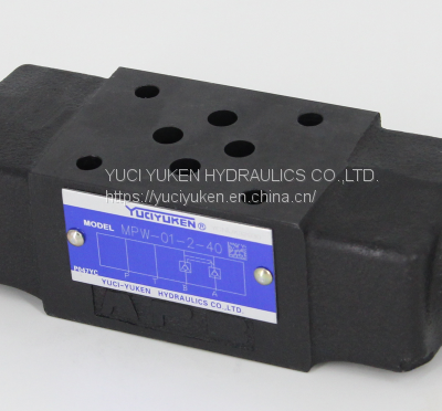 Pilot operated check modular valve