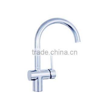 High spout sink mixer/High umbrella tube spout kitchen mixer/ Single lever chrome finished kitchen mixer with high spout