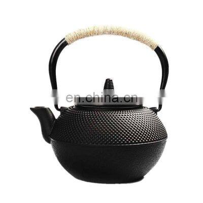 Luxurious Cast Iron Thick Teapot With Tea Strainer Cast Iron Teapot With Steel Handle photo-3