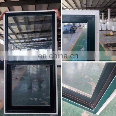 Anhui Weika Latest Single Hung Window Design Tempered Glass Aluminum Impact Window Hurricane Proof photo-3