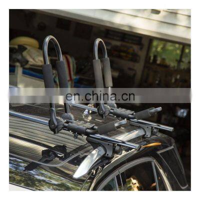 UICE Universal Folding Aluminum Alloys Soft Roof Rack Kayak Suv Kayak Roof Rack Pads photo-4