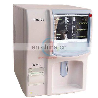 Used Original Mindray BC-2800 3-Part Auto Hematology Analyzer Blood Cell Counter