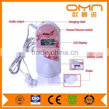 China Factory Direct Sale Waterproof Ultrasound Fetal Doppler Wireless Ultrasound Probe Prenatal Monitor