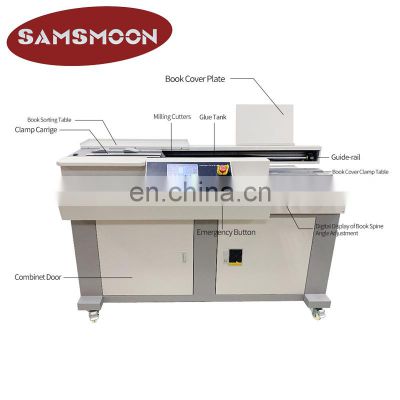 Cheap Price Office Use Hot Glue Book Perfect Binder Binding Machine With 7 Inch Touch Screen