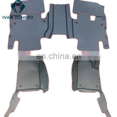 Auto Accessories Vehicle Interior Leather Floor Car Mats 5 Seat Set for Ssangyong Kyron 2007-2015 photo-2