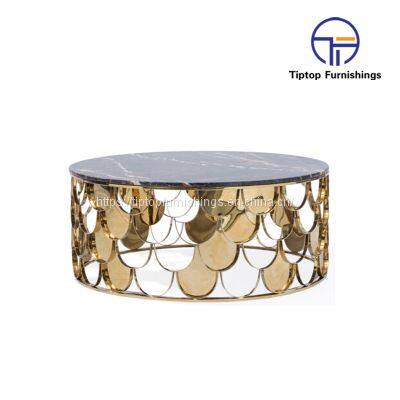 Tempered Glass Stainless Steel End Table Side Table Lamp Table Gold / Silver For Modern Living Room