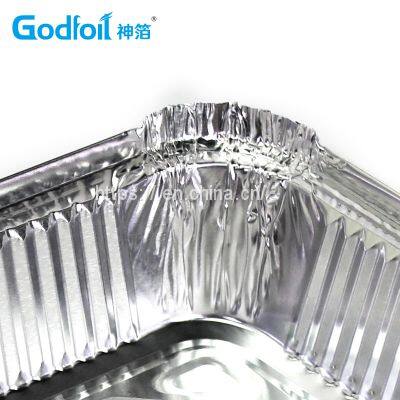 Rectanglar Aluminum Foil Container Wrinkle Wall Container photo-5
