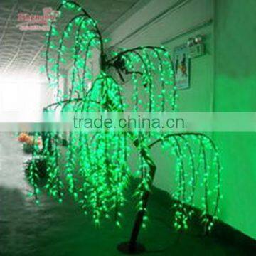 the Christmas festival decoration artificial Led willow tree for lakeside weeping willow tree lighting