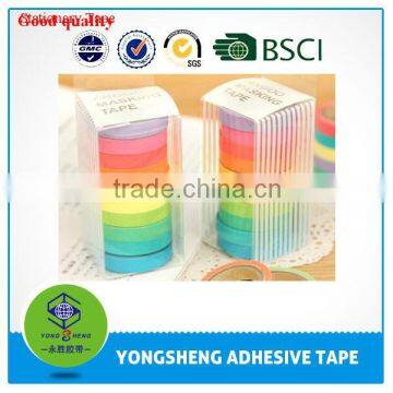 2015 Hot Selling Office Stationery Tape,Colorful Transparent Stationery Tape