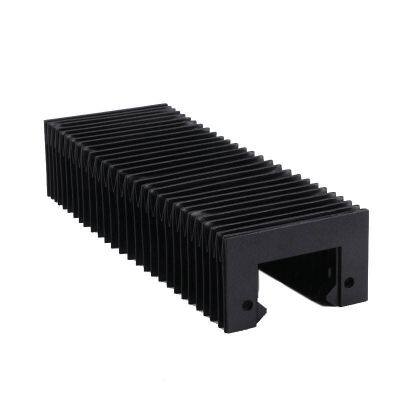 Manufacturer Supply PVC Fabric CNC Machine Accordion Dust Cover Nylon Bellows photo-4